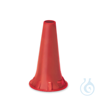 Einmal-Ohrtips 4,0 mm rot, für Erwachsene (50 Stck.) Tüte = 20 Btl....