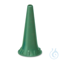 Einmal-Ohrtips 2,5 mm grün, für Kinder (50 Stck.) Tüte = 20 Btl....