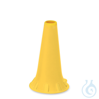 Einmal-Ohrtips 4,0 mm gelb, für Erwachsene (50 Stck.) Tüte = 20 Btl....
