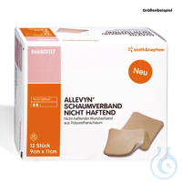 Allevyn Schaumverband nicht haftend 4,5 x 5,5 cm (12 Stck.) UK = 6 Pack...