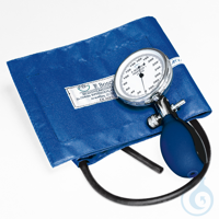 Prakticus I Blutdruckmessgerät Ø 68 mm 1-Schlauch, blau, kpl. im Etui VE= 1...