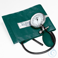Prakticus I Blutdruckmessgerät Ø 68 mm 1-Schlauch, grün, kpl. im Etui VE= 1...