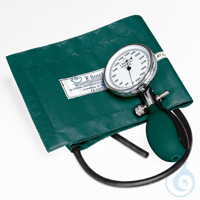 Prakticus I Blutdruckmessgerät Ø 68 mm 1-Schlauch, grün, kpl. im Etui...