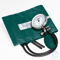 Prakticus II Blutdruckmessgerät Ø 68 mm 2-Schlauch, grün, kpl. im Etui VE= 1...