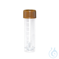 Stuhlröhrchen 15 ml, 20 x 76 mm mit Schraubverschluss braun (1000 Stck.)...