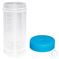 Universalcontainer (Versandgefäße) 100 ml, 48 x 80 mm (250 Stck.) Deckel...