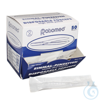 Einmal-Pinzetten ratiomed steril glasklar, ca.12 cm (50 Stck.) UK = 12 Pack...
