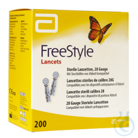 FreeStyle Lanzetten (200 Stck.)   PZN: 00365925  VE: 1 Packung FreeStyle...