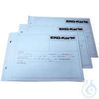 EKG-Karten blau (100 Stck.) EKG-Karten blau (100 Stck.)  