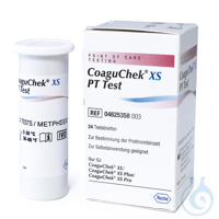 CoaguChek XS PT Test (24 T.)   PZN: 01001266  VE: 1 Packung CoaguChek XS PT...