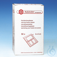 RUDAVEN-transparent Fixierpflaster steril, 6 x 8 cm (50 Stck) UK = 60 Pack...