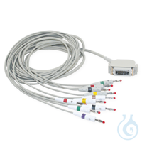 EKG-Komplettkabel mit Bananenstecker für Cardiosmart EK36/41/43/53/403/413/...