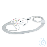 EKG-Komplettkabel mit Bananenstecker für Schiller/Custo-med/Cardiette...