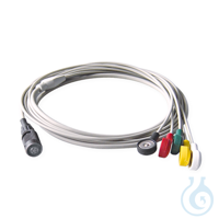 EKG-Komplettkabel mit Druckknopf für Customed Custoport 3. Generation, Cu...
