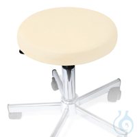 Hockerbezug Frottee natur für Hocker 40 bis 45 cm Ø Hockerbezug Frottee natur...