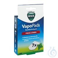 WICK VapoPads WH7V1 Menthol Nachfüll-Duftpads (7 Stck.) Kart. = 6 Pack / UK =...