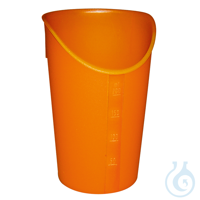 Trinkbecher mit Nasenausschnitt orange 200 ml VE = 10 Stck. Trinkbecher mit...