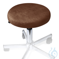Hockerbezug Frottee nougat für Hocker 40 bis 45 cm Ø Hockerbezug Frottee...