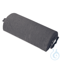 Nackenrollenbezug Frottee graphit, für Halbrollen 40 cm Nackenrollenbezug...