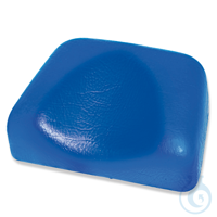 Kopflagerungspolster mit Kopfmulde, PVC blau, 19,5 x 14 x 5/2 cm...