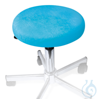 Hockerbezug Frottee türkisblau für Hocker 40 bis 45 cm Ø Hockerbezug Frottee...
