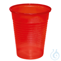 Mundspül- / Laborbecher 180 ml rot (100 Stck.) UK = 30 Btl. PZN:   VE: 1...