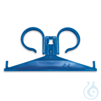 Urinbeutelhalter aus Kunststoff blau  Btl. = 10 Stck. / UK = 250 Stck....