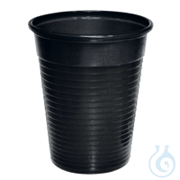 Mundspül- / Laborbecher 180 ml schwarz (100 Stck.) UK = 30 Btl. Mundspül- /...