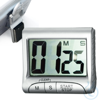 Digital Timer mit großem Display silber Digital Timer mit großem Display silber 