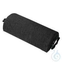 Nackenrollenbezug Frottee schwarz, für Halbrollen 40 cm Nackenrollenbezug...