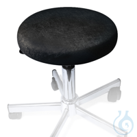 Hockerbezug Frottee schwarz für Hocker 40 bis 45 cm Ø Hockerbezug Frottee...