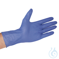 Nitril U.-Handschuhe blau, 30 cm lang, Gr. S unsteril puderfrei (100 Stck.)...