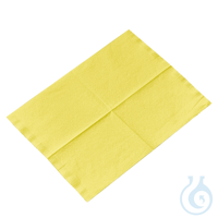 Kopfstützenschoner Tissue/PE, 25 x 33 cm, yellow (500 Stck.)...