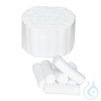 Zahnwatterollen Gr. 3, Ø 12 mm (300 g)  UK = 5 Btl. Zahnwatterollen Gr. 3, Ø...