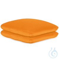 Kissenbezüge Frottee orange, 40 x 40 cm, mit Reißverschluss (2 Stck.)...