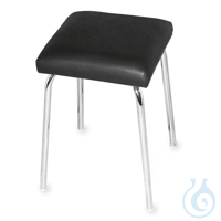Stapelhocker ratiomed mit viereckigem Polstersitz schwarz Stapelhocker...