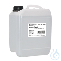 Aqua-Dest 5 Ltr. ratiomed Laborwasser  PZN:   VE: 1 Kanister Aqua-Dest 5 Ltr....