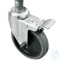 Ersatzrad mit Bremse für Toilettenstuhl DIZ 401001 / MEG 964400 (neue...