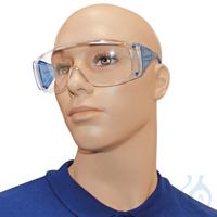 Schutz- und Überbrille mit Seiten- und Augenbrauenschutz Pack = 12 Stck. / UK...