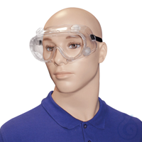 Vollsicht-Schutzbrille mit indirekter Belüftung und Antibeschlag - neue...