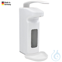 Armhebel-Dosierspender 500 / 1000 ml weiß, mit langem Hebel UK = 20 Stck....