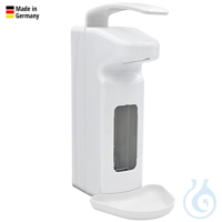 Armhebel-Dosierspender 500 / 1000 ml weiß, mit kurzem Hebel UK = 12 Stck....