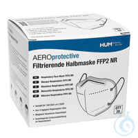AEROprotective filtrierende Halbmasken FFP2 NR, ohne Ventil (20 Stck.)...