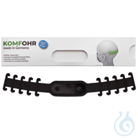 KOMFOHR Maskenhalter schwarz, einzeln im Komfort-Etui Pack = 25 Stck. KOMFOHR...