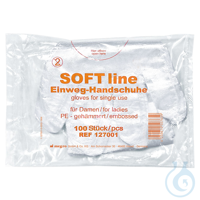 SOFT line PE-Handschuhe Damen Beutel (100 Stck.) UK = 100 Btl.  03032025 SOFT...