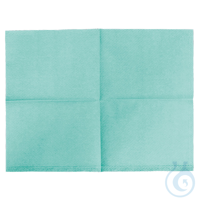 Kopfstützenschoner Tissue/PE, 25 x 33 cm, emerald green (500 Stck.)...