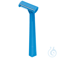 Einmal-Rasierer unsteril einschneidig blau (100 Stck.) UK = 10 Pack...