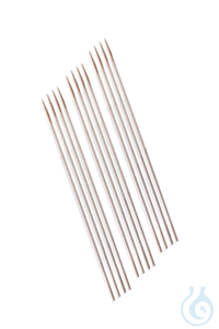 Watteträger Hartholz einseitig spitz 15 cm, Ø 3 mm (100 Stck.) Kart. = 50...