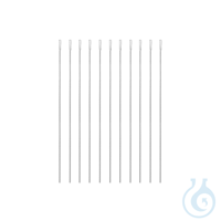 Wattestäbchen Aluminium, steril, 15 cm, Ø 1 mm, Wattekopf Ø 2 mm (100 Stck.)...