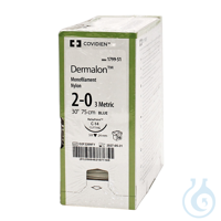 Dermalon C-14 2/0=2 blau Nahtmaterial Fadenlänge 75 cm (36 Stck.) Dermalon...